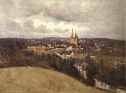 Corot Camille View of Saint-It oil painting reproduction